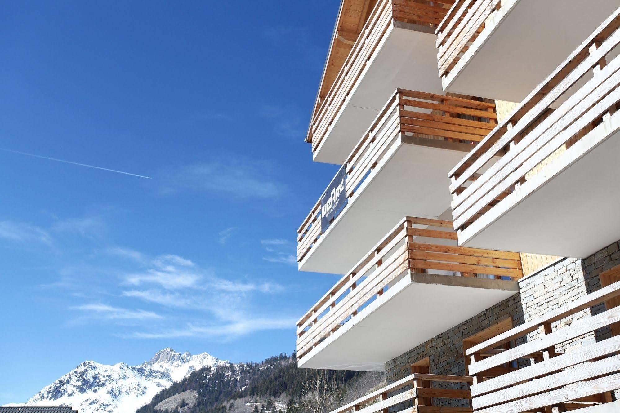 Résidence Odalys Le Crystal Blanc Vaujany Exterior foto