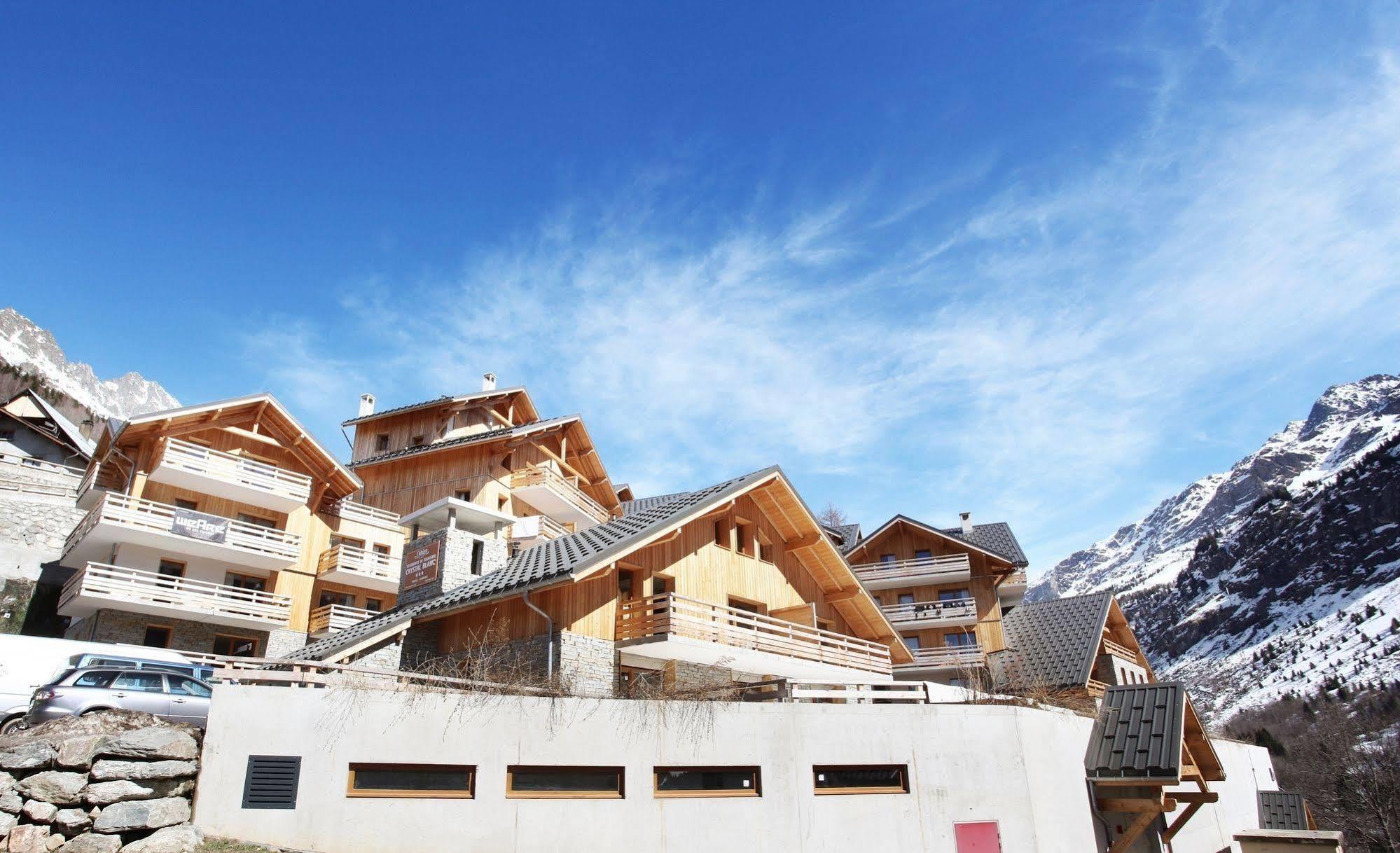 Résidence Odalys Le Crystal Blanc Vaujany Exterior foto